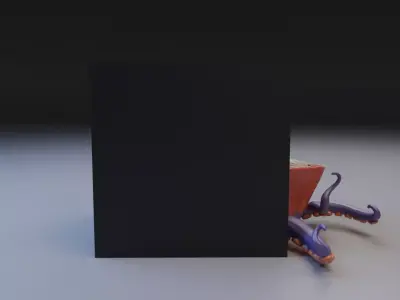 book nook octopus 3D print model