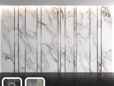 Marble panels 2 3D model