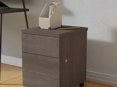 Amelia-Brooke Drawer Mobile Vertical Filing Cabinet Free 3D model