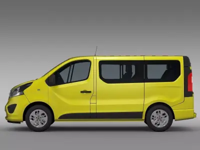 Vauxhall Vivaro 2017 3D model