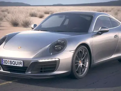 Porsche 911 Carrera Coupe 2017  3D model