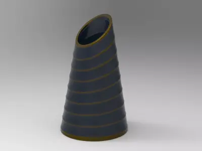 Ippe Vase Low-poly 3D model