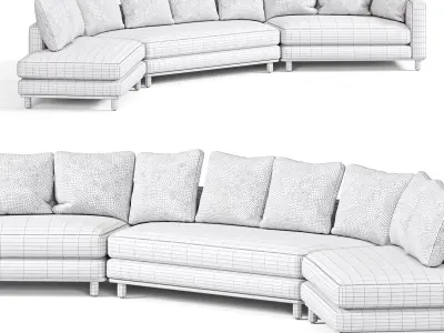  sofa 3 3D model