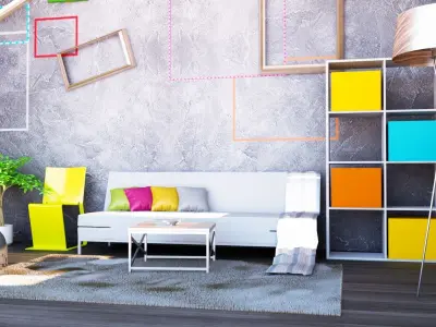 Interior Room Decoration Free 3D model