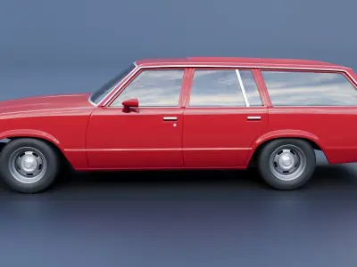 Chevrolet Malibu Wagon 1980 3D print model