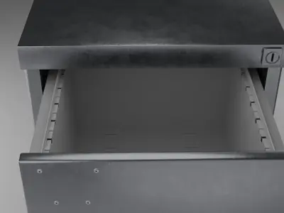 Iron Filling Cabinet 3D model