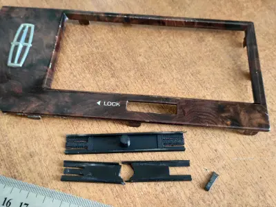 Lincoln Town Car 2 Front Door Handle Trim Bezel Lock Switch 3D print model