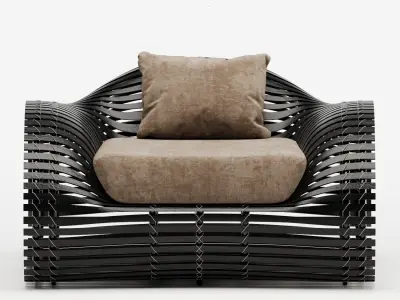 Lolah Easy Armchair 3D model