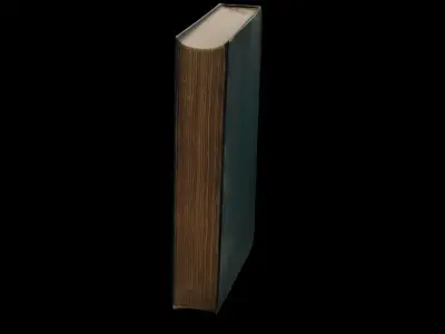 Photo Scan- Antique Book- King Solomons Mines- Low poly 3D model Low-poly 3D model