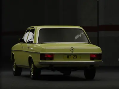 Mercedes 250 W114 3D model
