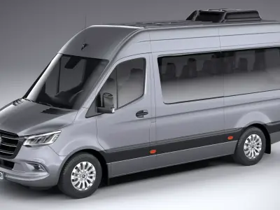 Mercedes-Benz Sprinter Passenger L2H2 2025 3D model