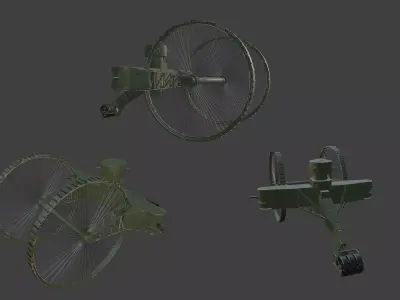 Lebedenko tank - Car tank 3D model