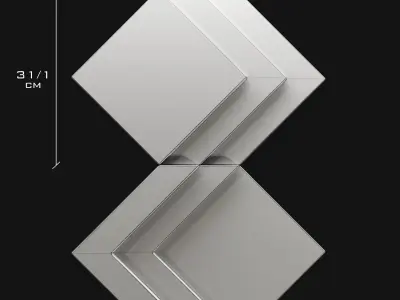 Mrf-Concrete-3dPanel-Tile01 3D model