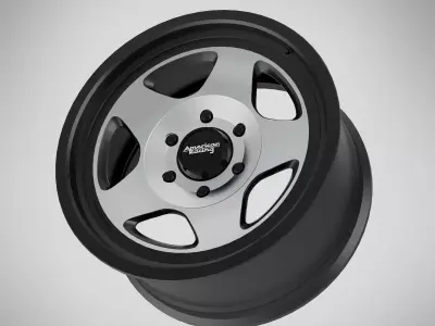 American Racing  923  Low-poly 3D model