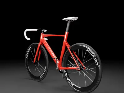 Track Fixed Gear Bike 3D model