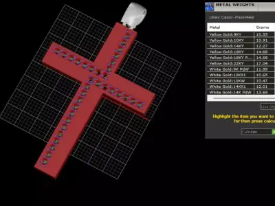 cross 3D print model 3