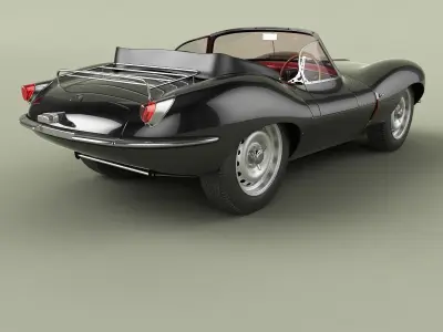 Jaguar XKSS 3D model