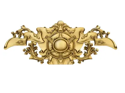 classic decor ornament 05  3D model