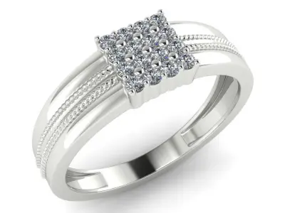 light weight gold diamond rings-C111116SKCH2025972wt-0-5 3D print model