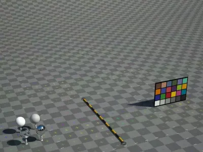 Barrier Bar Low-poly 3D model