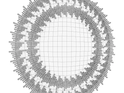 SCALA MIRROR Low-poly 3D model