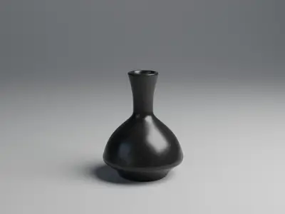 Modern ceramic vases 3D model 3D model