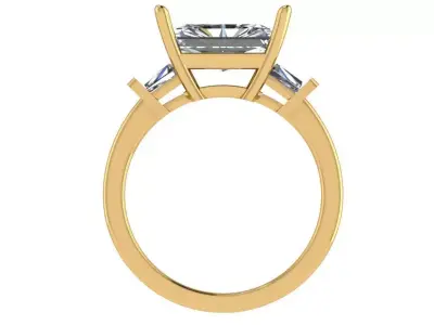 Radiant trinity ring  3D print model