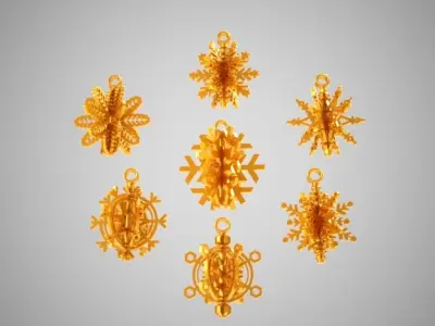Christmas Ornaments 3D print model