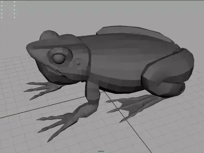 frogs frog 3D model purchase