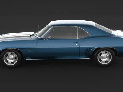 1969 Chevrolet Camaro z28 RS 3D model