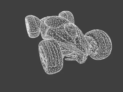 Futuristic Concept Car Model   3D model