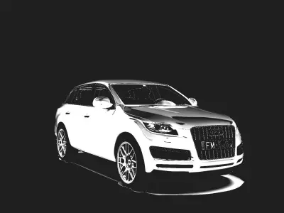 Audi Q7 Four-Wheel-Drive 3D model