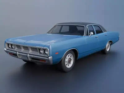 Dodge Polara Sedan 1969 3D print model