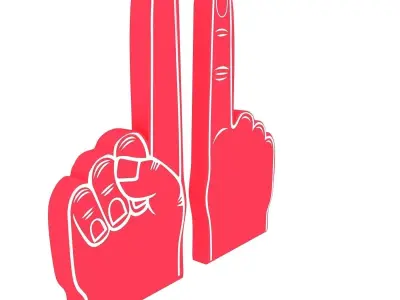 Foam Finger 3D model