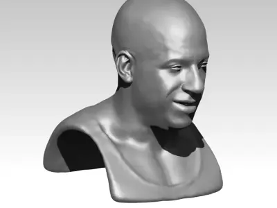 Diesel bust 3D print model