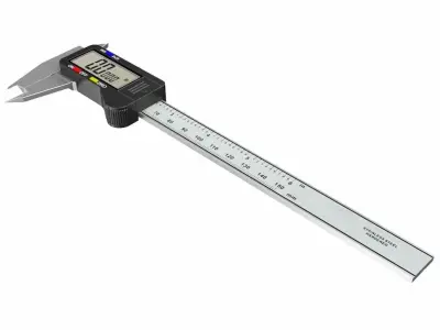 Digital Caliper 3D model