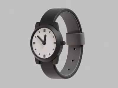 Cartoon Wrist Watch hand watch Low-poly 3D model
