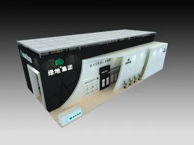 Exhibition - Area - 18X8-3DMAX2009-010 3D model