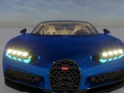 Bugati Chiron 3D model