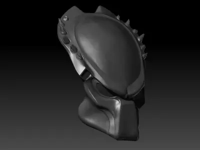 The Wolf Predator Not Wearable Mask Fanmade Printable 3D Model 3D print model