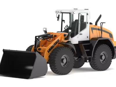 Liebherr L 524 Wheel Loader 3D model