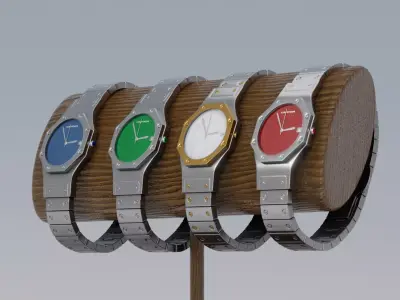 Wrist watch 3D model