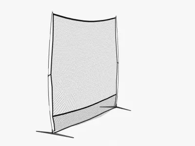 Golf Hitting Net Low-poly 3D model