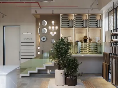 HOME DECORATION STORE INTERIOR DESIGN 3D model