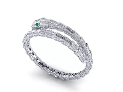 bvlgari bracelet 3D print model