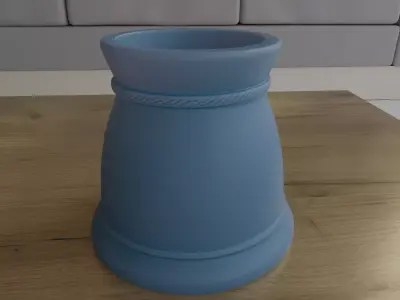 Santa Bag Planter and Candy Container STL 3D print model