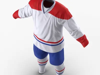 Hockey Clothes Generic 4  3D model