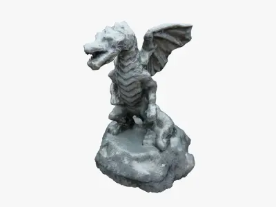 Dragon Statue 3D model