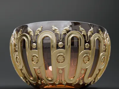 vasecollection vase with wavy lines