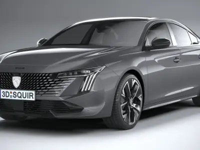 Peugeot 508 2023 3D model